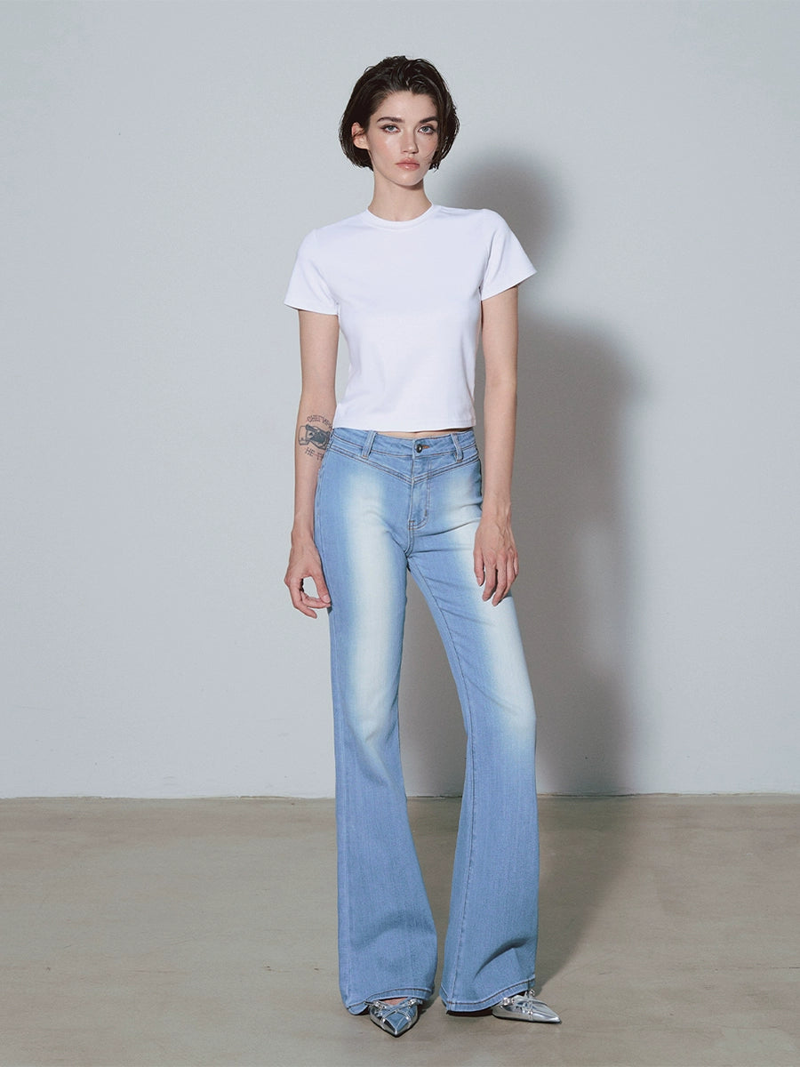 DUSKLIT light blue, low-rise jeans