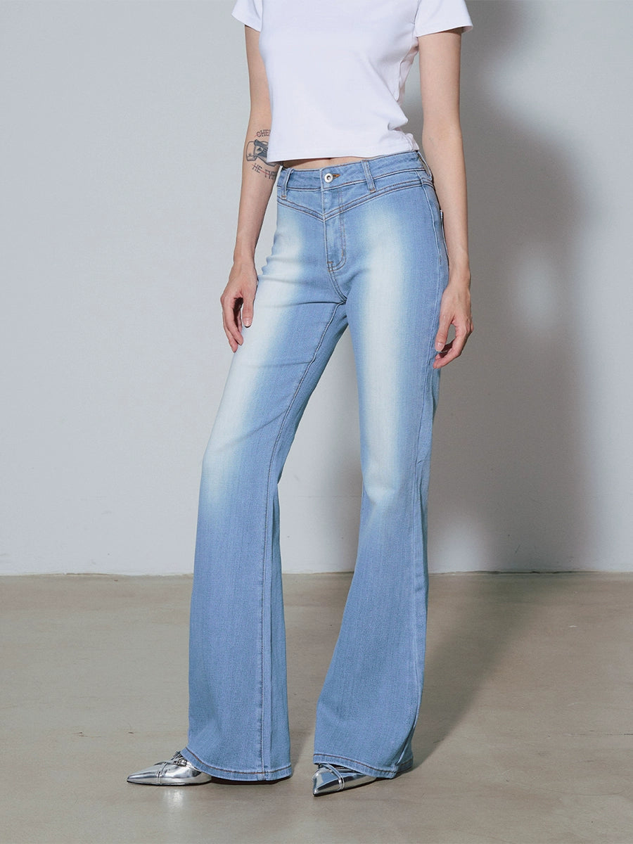 DUSKLIT light blue, low-rise jeans